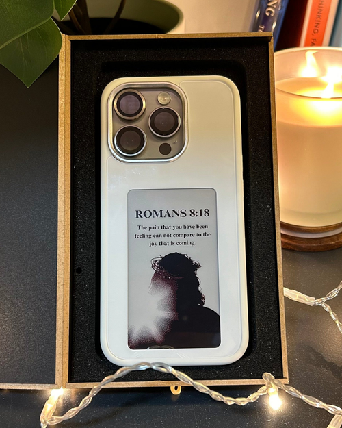 The E-Ink Holy Phone Case